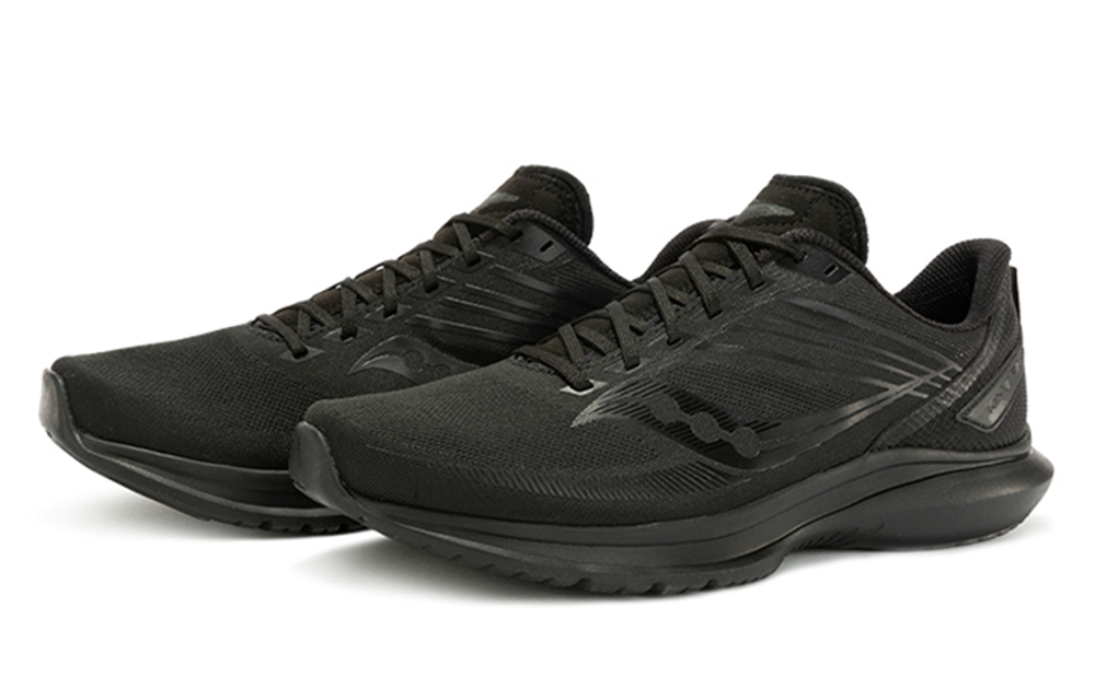 Saucony Kinvara Elite 12 low-cut running shoes men's black professional competition racing