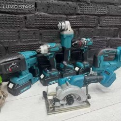 Набор аккумуляторных инструментов Makita 6в1