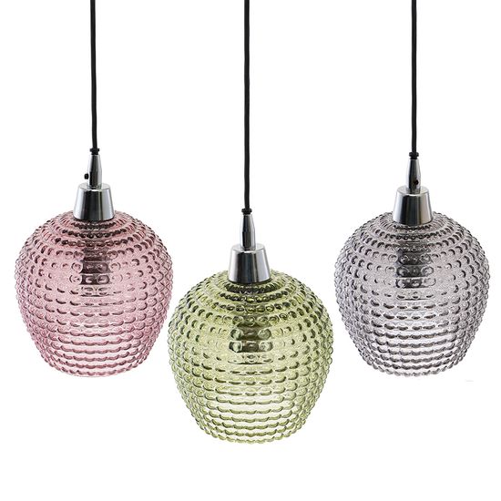 Светильник подвесной каскадный aurora, 65х18 см, сливовый/зеленый/серый