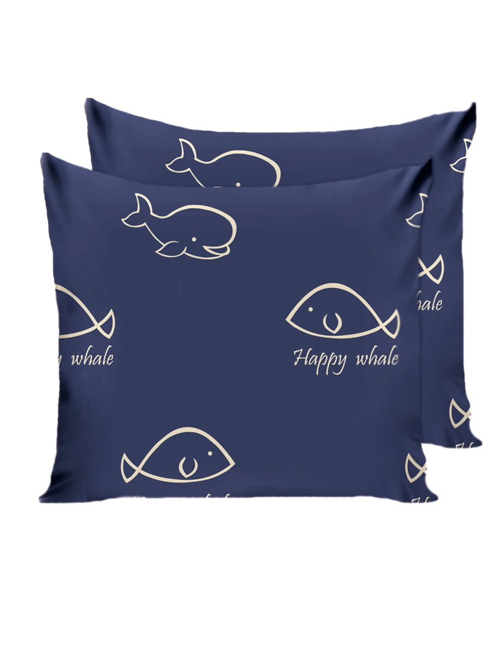 Постельное белье Сказка "Киты" 1,5-сп Наволочка 70х70 см 1 шт Простынь 150х215 см Пододеяльник 145х215 см, перкаль