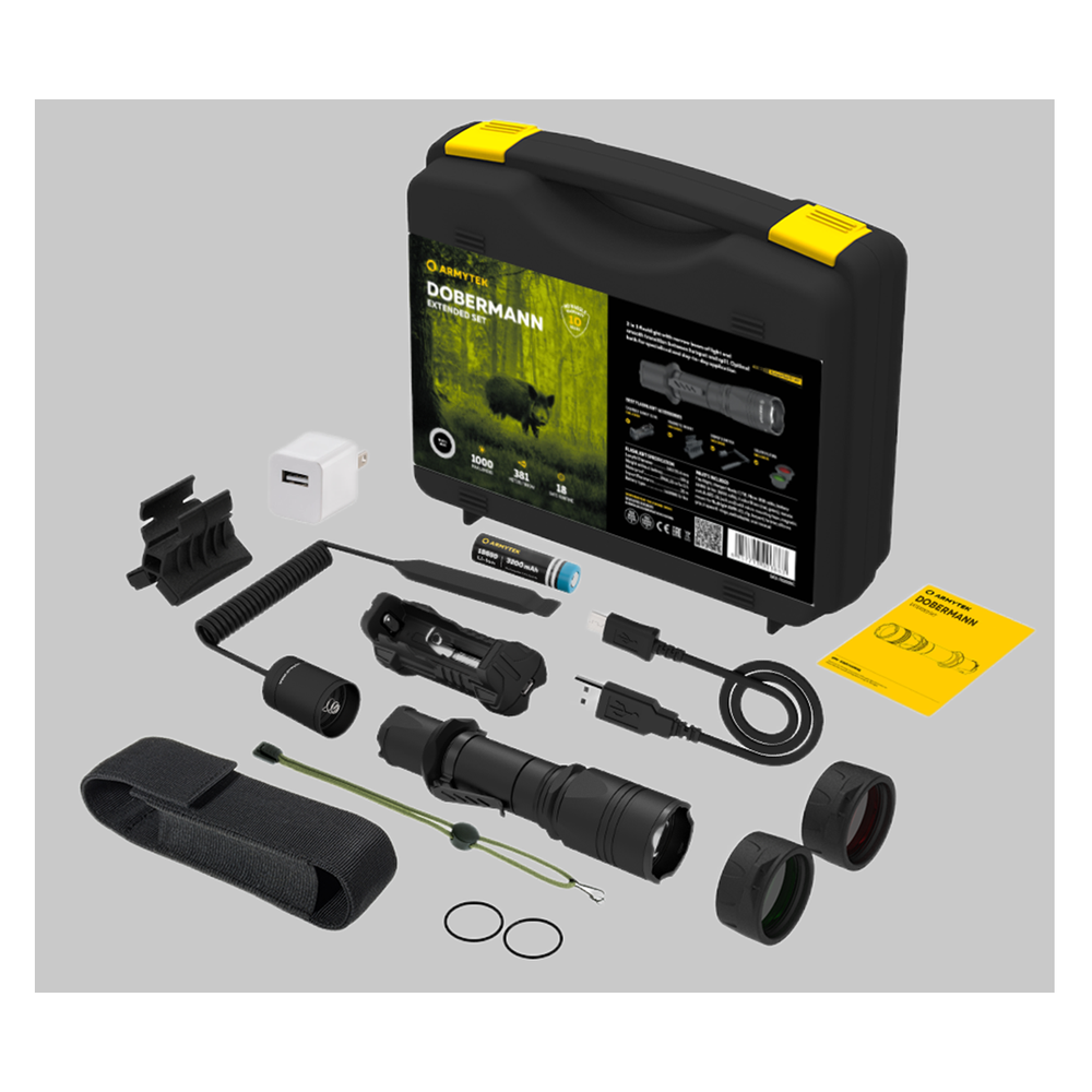 Фонарь Armytek Dobermann Extended Set