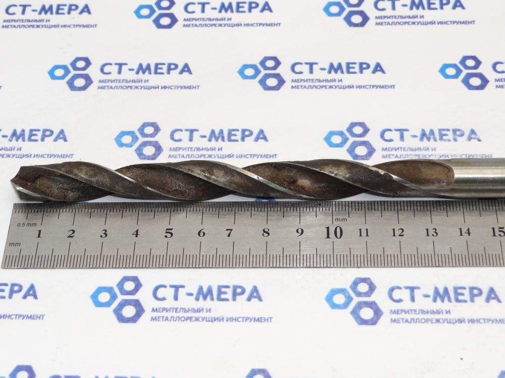 Сверло по металлу 12.5мм (134х205мм) Р6М5 ц/х удлиненное