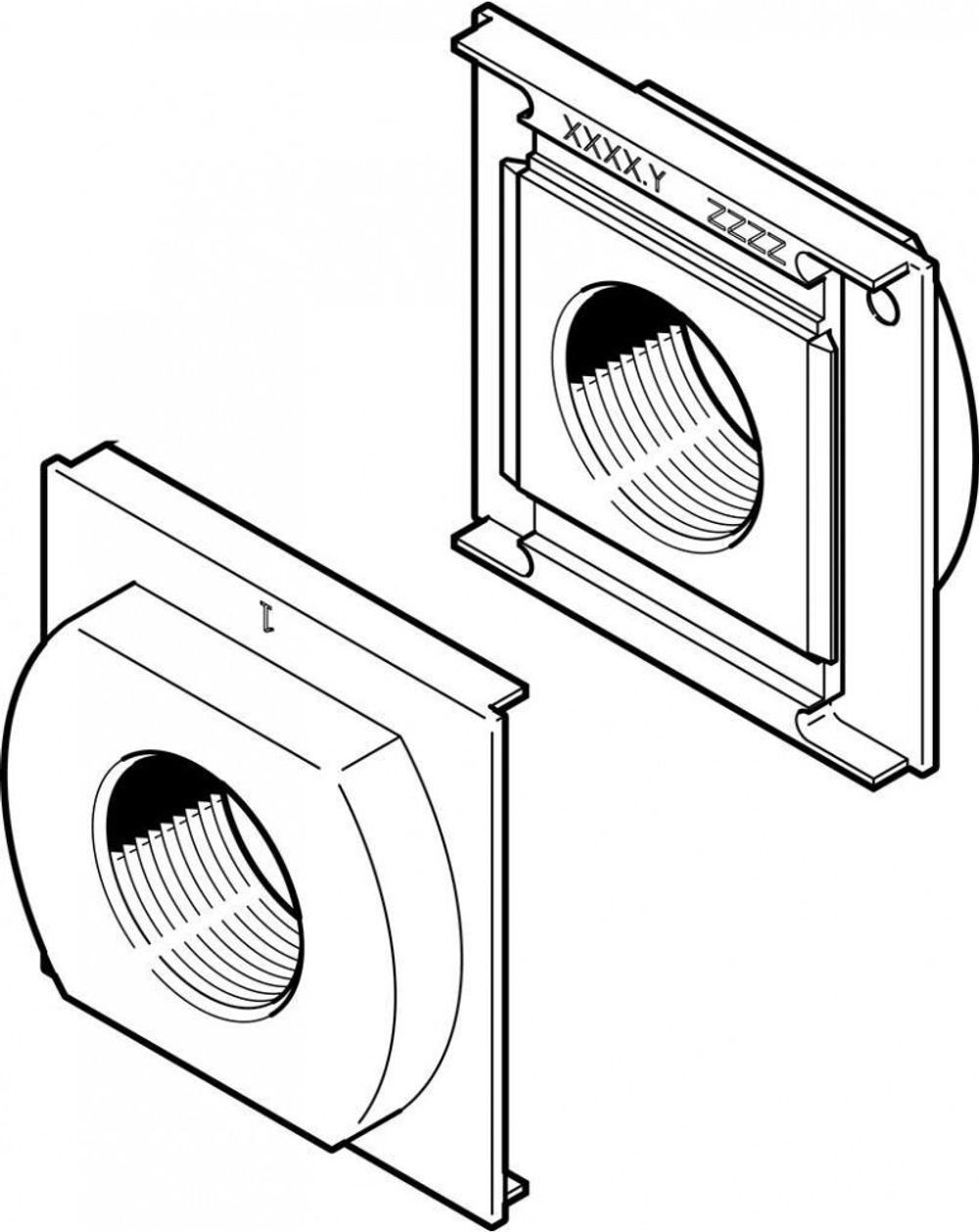 PAML-CP-90-HP3-G114 Монтажная плита