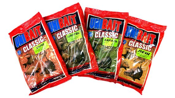 Прикормка UniBait &quot;Classic&quot;, фидер универсальная 900 гр. (984326)