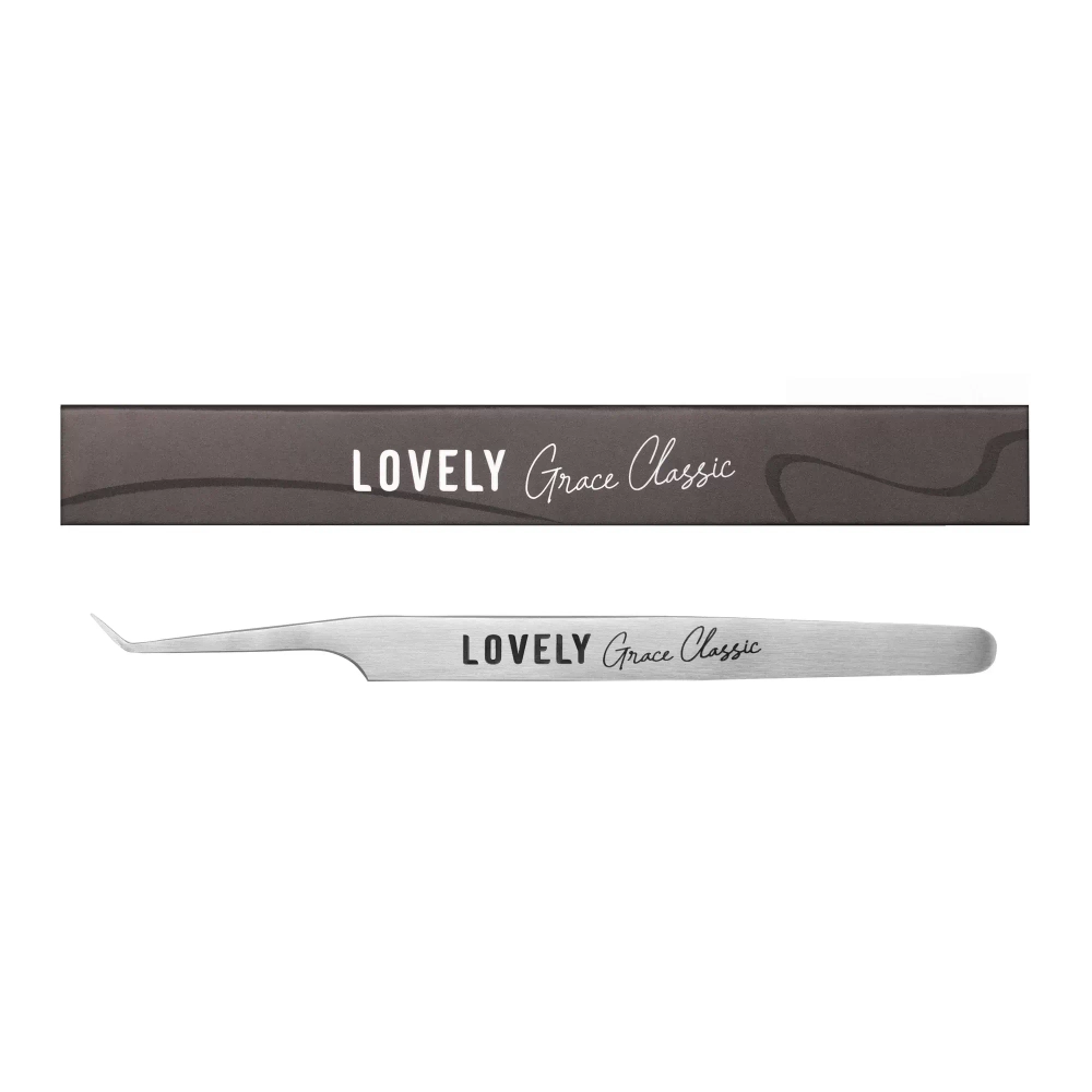 Пинцет для наращивания ресниц Lovely, серия Grace Classic, тип L 7 мм
