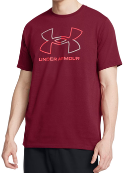 Мужская теннисная футболка Under Armour Men's Foundation Short Sleeve - красный