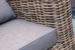 "Палермо" лаунж-зона из искусственного ротанга, цвет соломенный