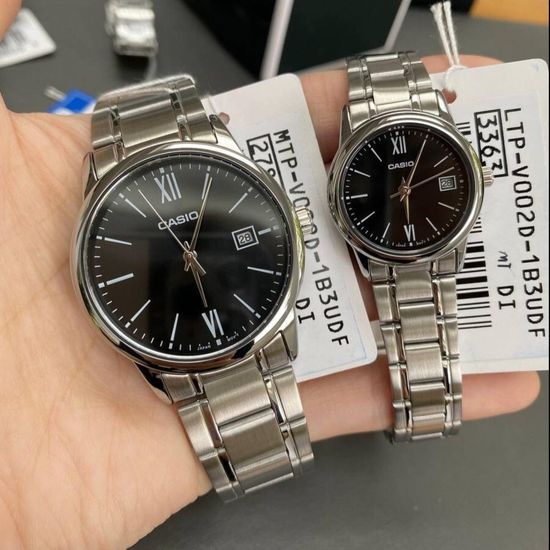 Парные часы Casio Standard: MTP-V002D-1B3 и LTP-V002D-1B3