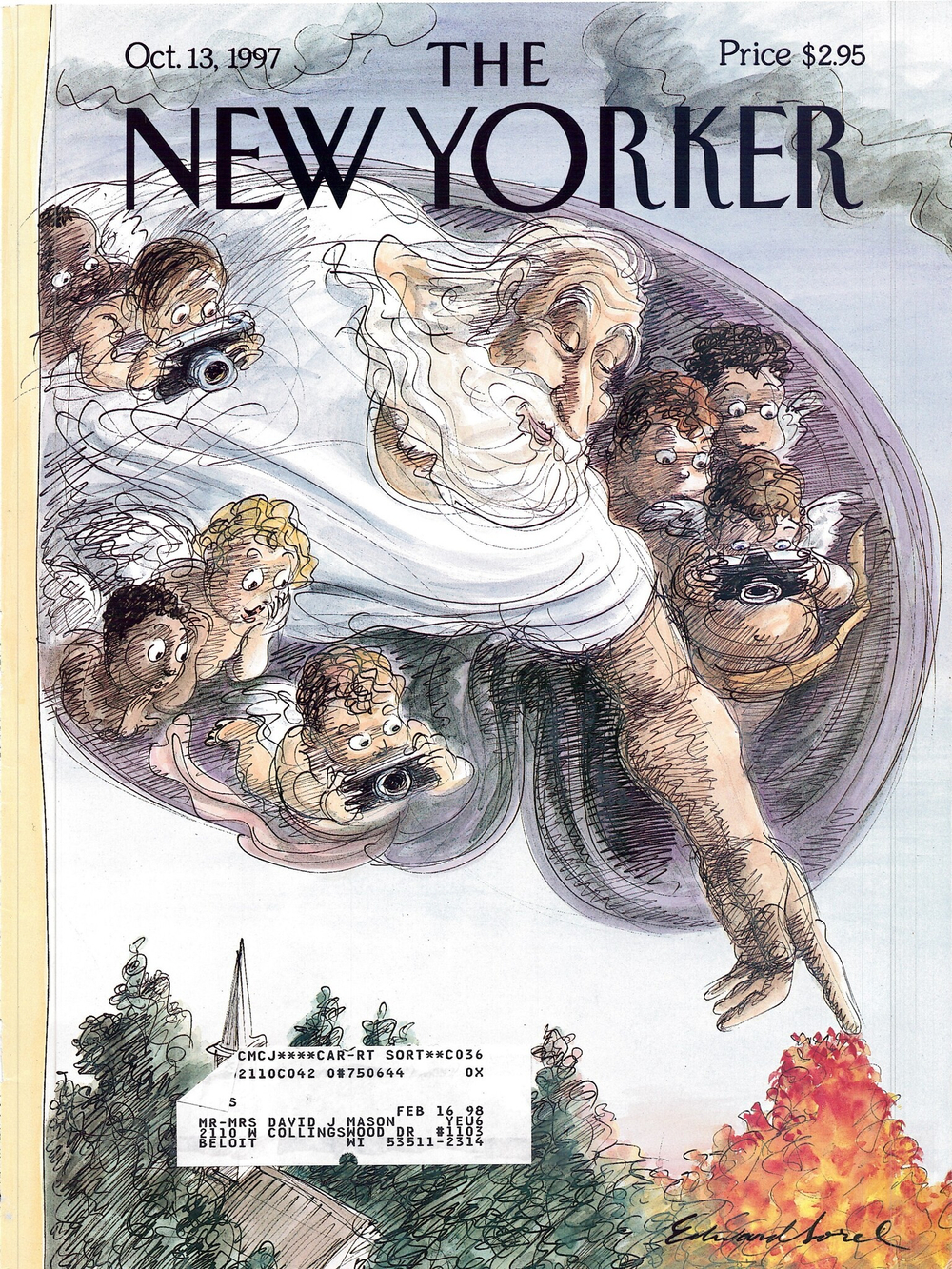 Журнал The New Yorker 13-10-1997, обложка