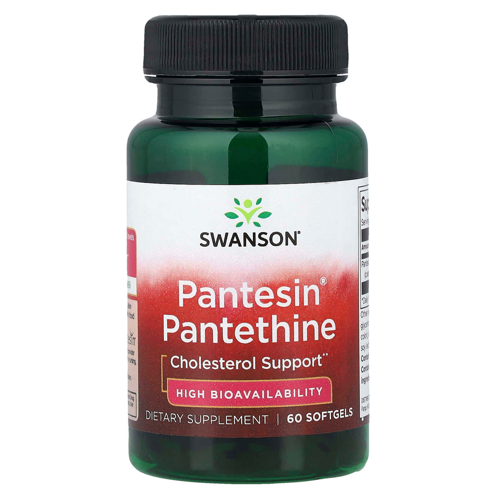 Swanson, Pantesin®, пантетин, 60 капсул (300 мг в 1 капсуле)
