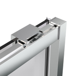 Душевая дверь Stella VDS-1ST120CLB, 1200, черный, стекло прозрачное