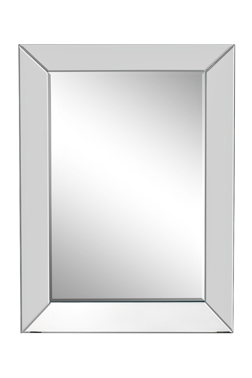 Зеркало декоративное 110х80см Garda Decor в геометричной зеркальной раме