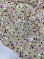 Шифон/ Фигуры на бежевом