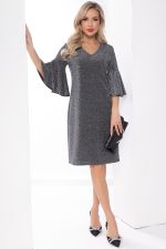 Платье "Кэрол" (серебро) П8028 LT Collection (Акция)