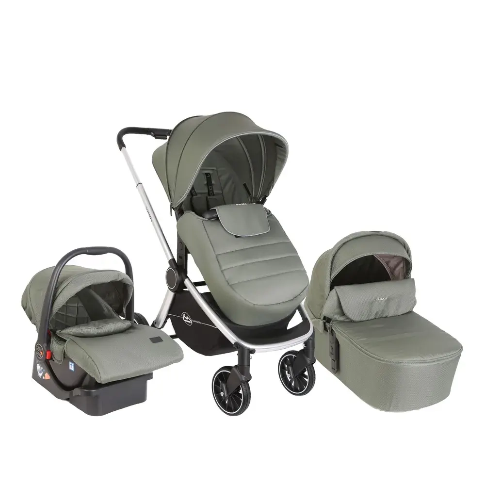 Детская коляска Luxmom 780 3в1 зеленый