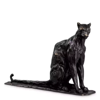 Декор Sculpture Sitting Panther арт.116708