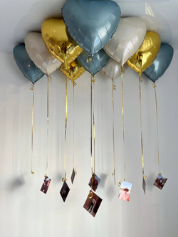 Сердца под потолок с фото №3865