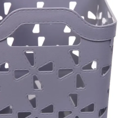 Корзина для хранения «БРУТТИ», цвет серая гавань, 31*21*21см (лейбл)