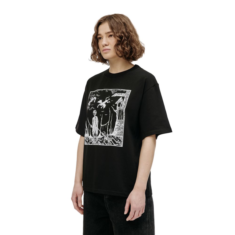 Футболка Волчок Drags черная