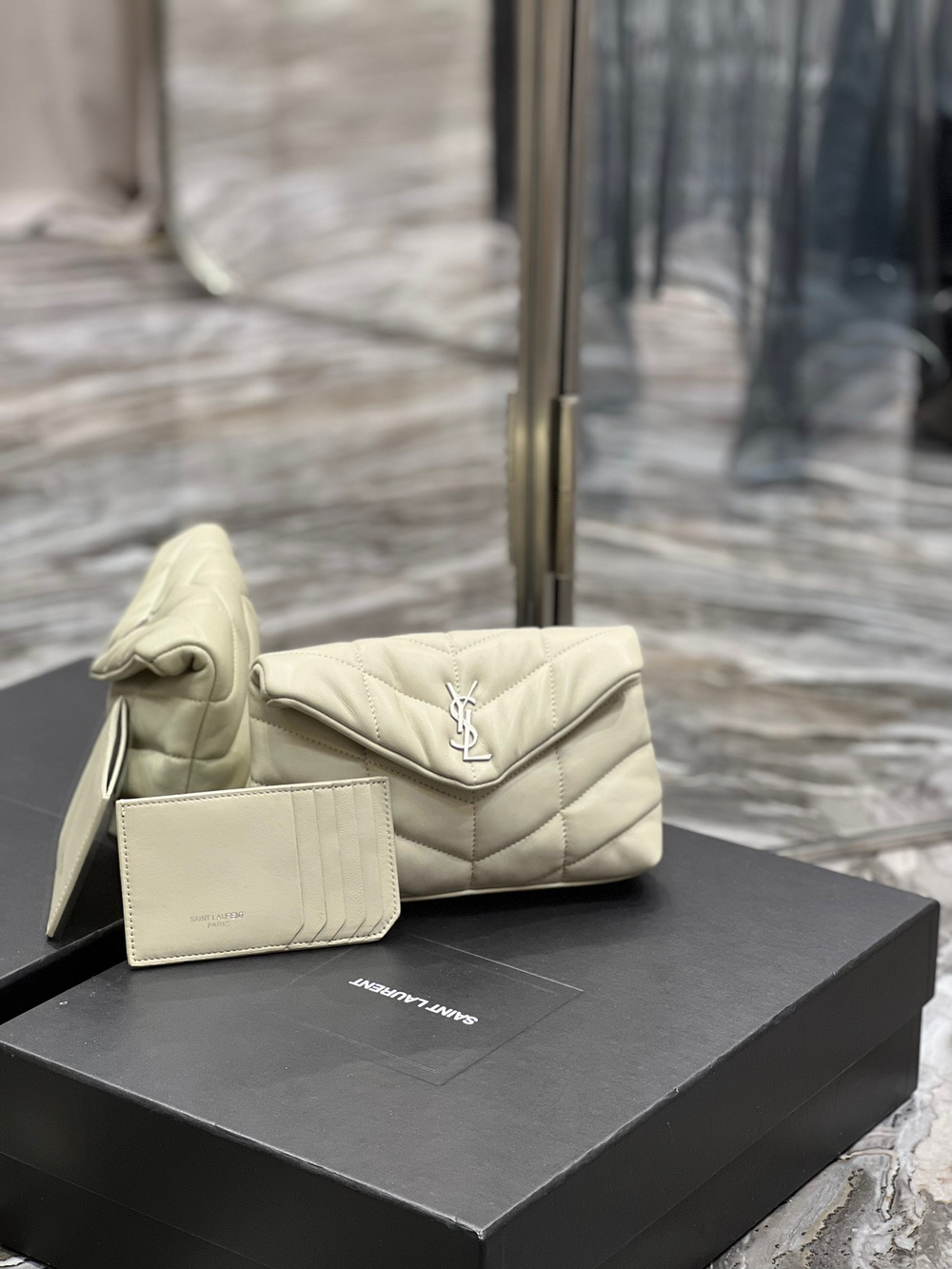 Saint Laurent Loulou Puffer Bag 18 cm