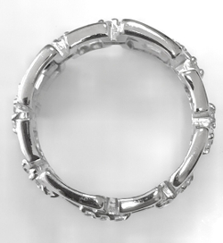 "Эстерелла" - ювелирное серебряное кольцо