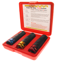 Набор головок торцевых ударных с фиксированным усилием 17,19,21мм 3 предмета в кейсе JTC