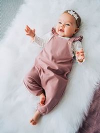 Полукомбинезон с крылышками "Пепельная роза" 0+