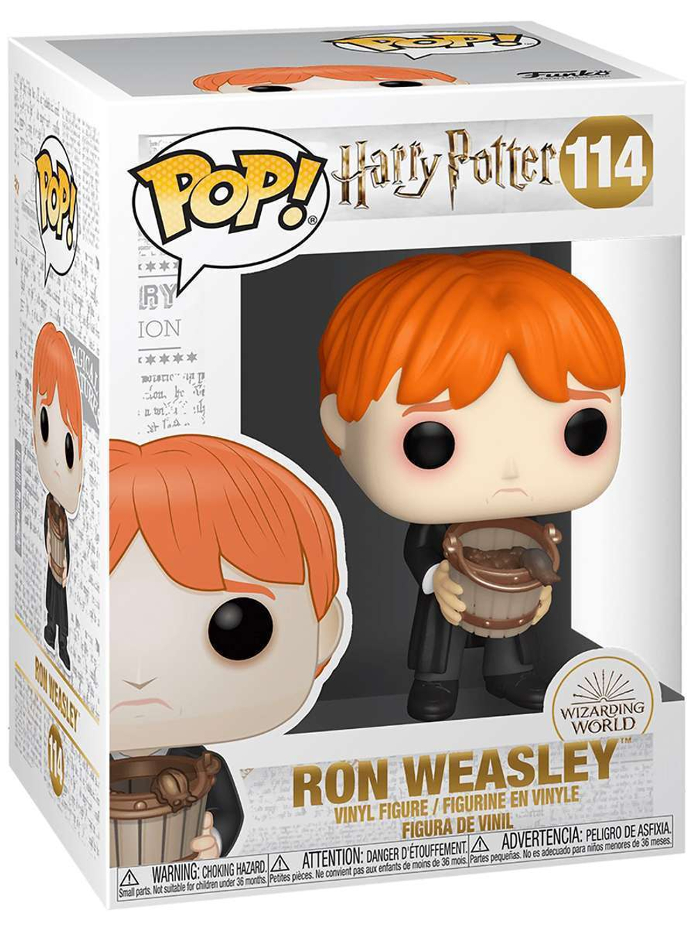 Фигурка Funko POP! Harry Potter S10 Ron Weasley Puking Slugs w/Bucket (114) 48066