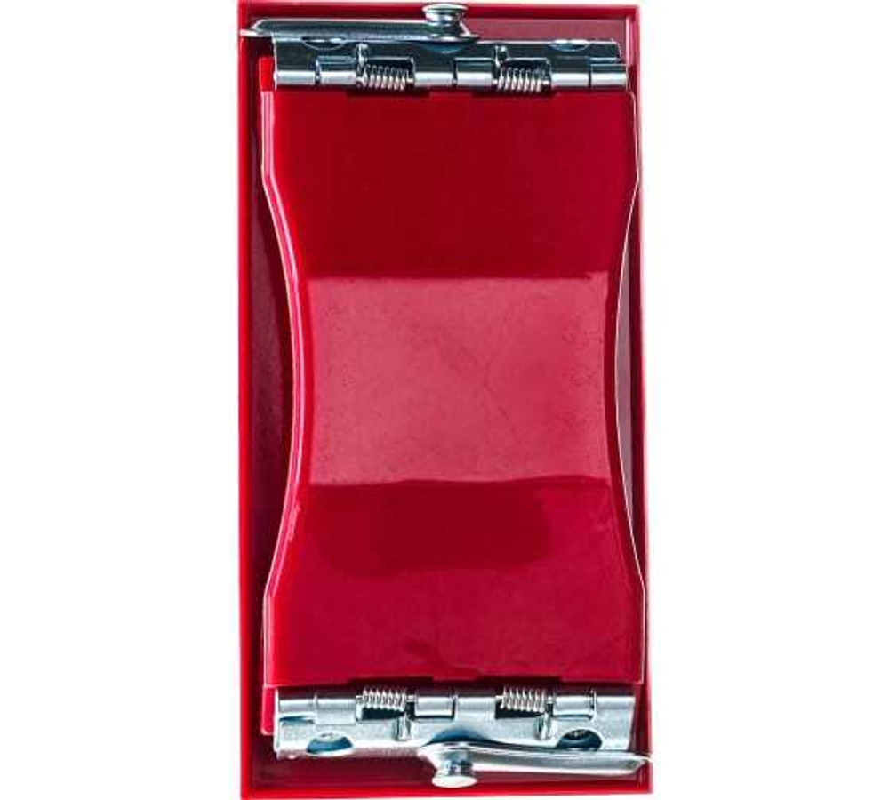 БРУСОК Д/ШЛИФОВАНИЯ MATRIX ПЛАСТИКОВОЙ С ЗАЖИМАМИ 160Х85ММ 75820