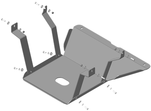 Защита Двигателя. 6 мм, Сталь. для Daewoo Novus 2012-н.в. MOTODOR.20504