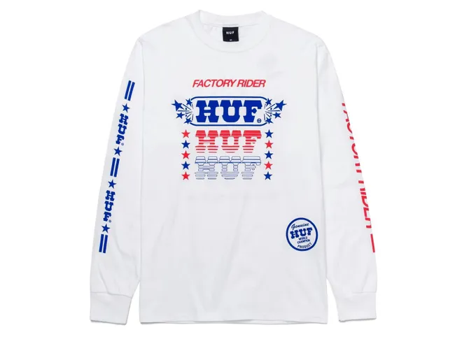 Футболка дл. рукав HUF FACTORY RIDER L/S TEE