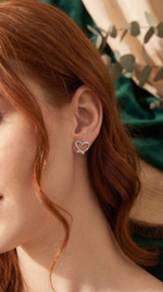 Серьги «Сердце на двоих»