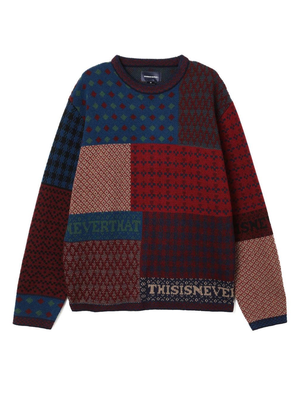 Мужской Свитер Block Knit