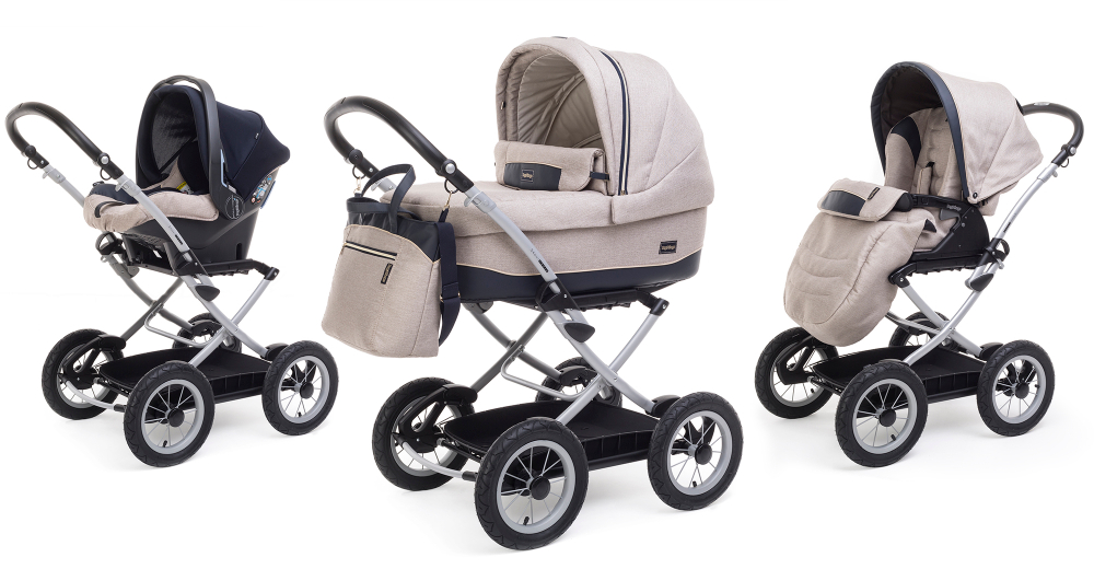 Коляска 3 в 1 Peg Perego Culla Elite Auto Velo + Seggiolino Giro + Viaggio SL