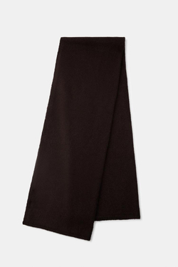 ZARA БАЗОВЫЙ ШАРФ, ШОКОЛАДНЫЙ