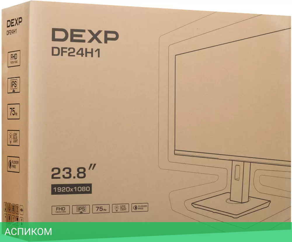 Монитор DEXP DF24H1 черный