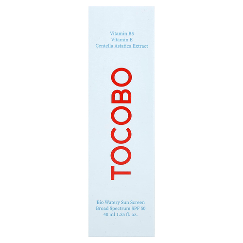 Tocobo, Bio Watery Sun Screen, увлажняющее средство от солнца, SPF 50, 40 мл (1,35 жидк. унции)