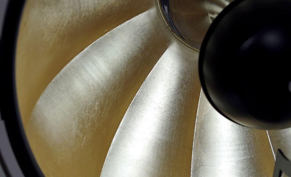 Торшер Studio black/gold