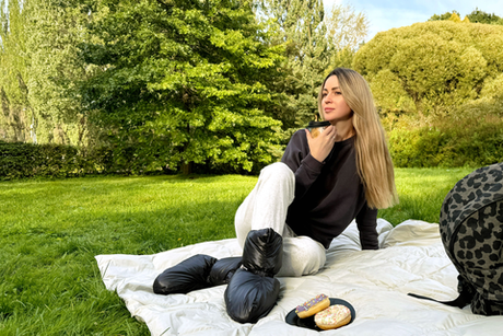 Сапожки-носочки пуховые German Grass Comfort Socks Travel Grass Black черные