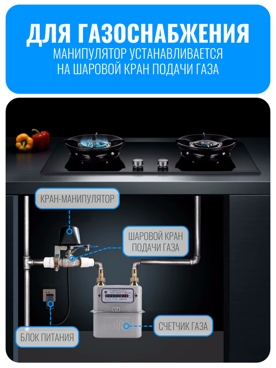 Умный Wi-Fi кран-манипулятор Smart Aura