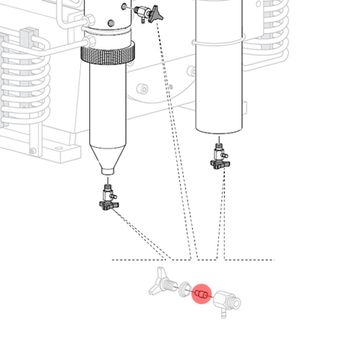 Подушка крана слива конденсата Coltri MCH