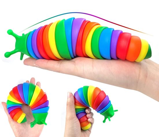 Антистресс гусеница Finger Slug 18 см