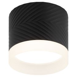 Светильник настенно-потолочный спот ЭРА OL38 BK под GX53 IP20 черный | Накладные светильники