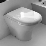 Унитаз приставной Kerasan Aquatech 3718 Белый, безободковый