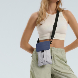 Легкая водоотталкивающая сумка через плечо сине-белого цвета, серия FLEX Series Nylon от Dux Ducis