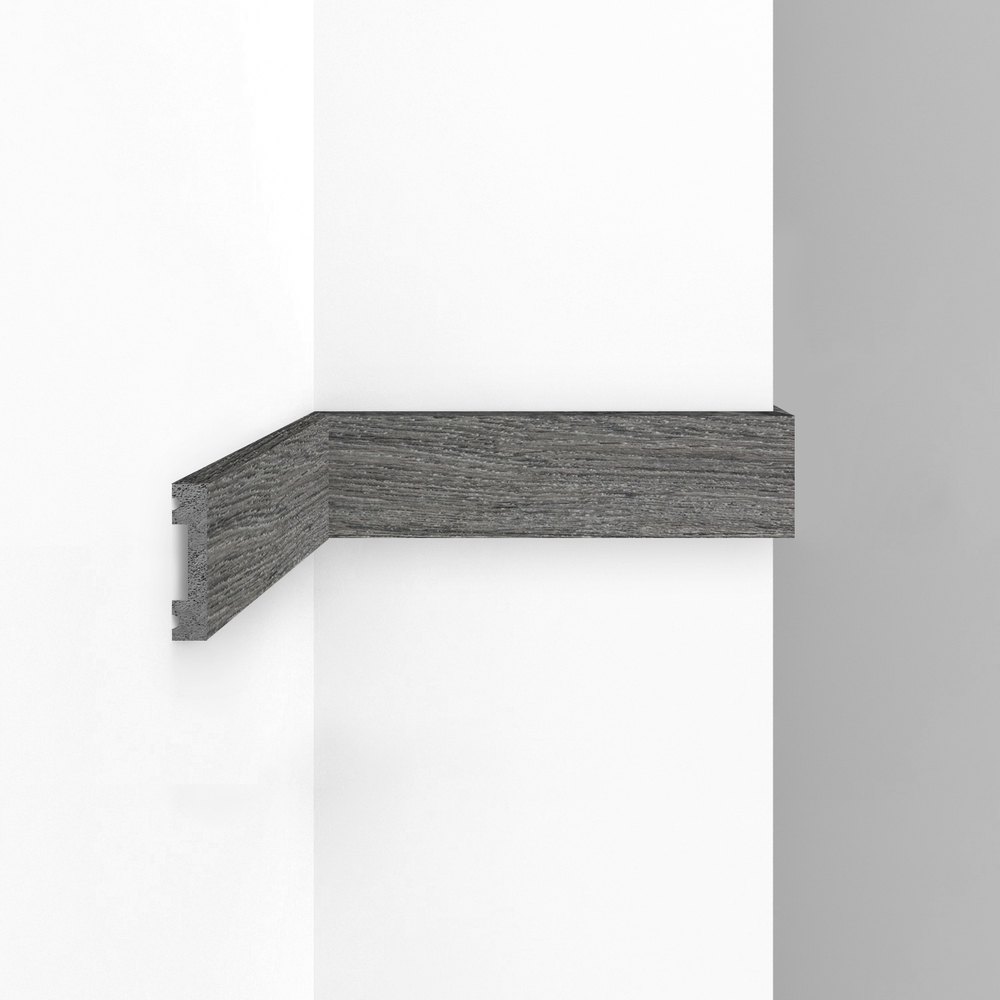 Плинтус Decomaster D162 D162-86 ДМ Молдинг гладкий