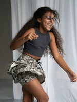 Юбка-шорты питоновая спортивная для девочки