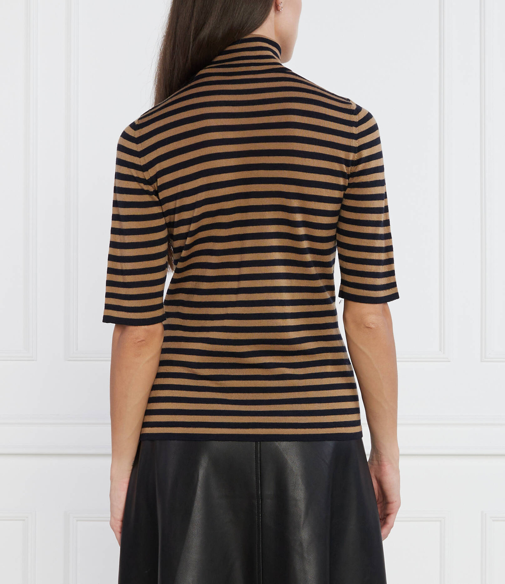 Хлопковый гольф Max Mara Leisure - коричневый(336604366)