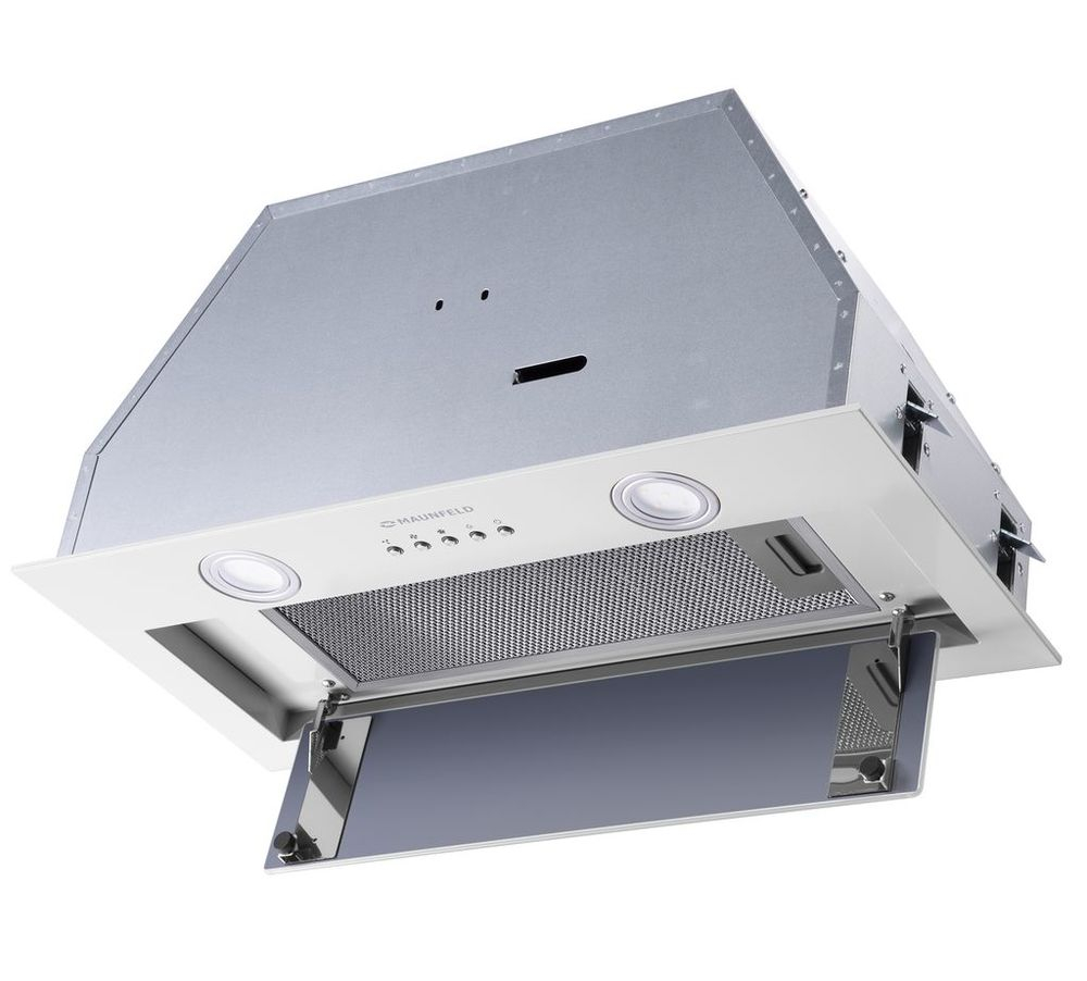 Встраиваемая вытяжка Maunfeld TRAPEZE 602IG WHITE