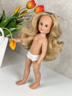 Кукла Nines виниловая 34см Leslie без одежды (1440W7)